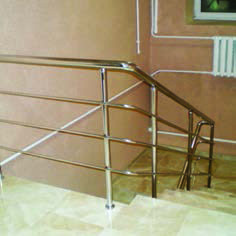 Ригеля и поручень завязаны, выход на площадку Ригеля и поручень завязаны, выход на площадку