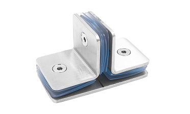 Коннектор для душевой кабины на 3 стекла шлифованный t727-2 SSS  купить в Уфе