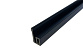 Профиль-упор для душевых, длина 2200 мм, черный t116 BL