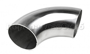 Отвод поручня под сварку для Ø50.8х1.5х145 AISI 201 #400 в упаковке по 100 шт. k021-15-100 купить в Уфе