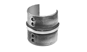 Соединитель с пазом на трубу Ø48.3 мм, полированный (AISI 304) k236 купить в Уфе