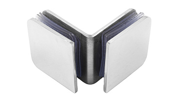 Коннектор для душевой кабины стекло-стекло 90° 45х45 мм латунь-хром, полированный t725 PC купить в Уфе Коннектор для душевой кабины стекло-стекло 90° 45х45 мм латунь-хром, полированный t725 PC купить в Уфе