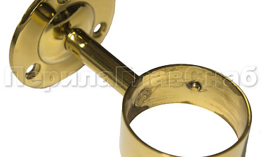 Держатель поручня Ø50.8 мм, выносной, с обхватом, золото k066-88 купить в Уфе