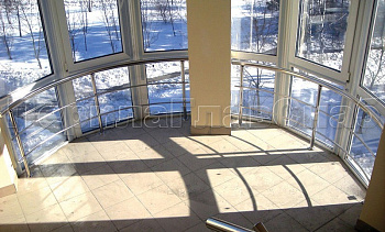 Ригельное ограждение для панорамных окон в Уфе. Готовые проекты ПерилаГлавСнаб Ригельное ограждение для панорамных окон в Уфе. Готовые проекты ПерилаГлавСнаб