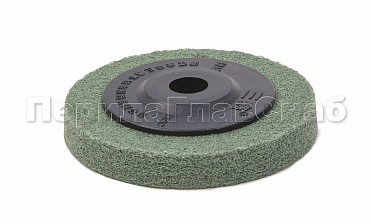 (Расходн.) круг абразивный из нетканого материала 100х12 мм, Grit 240-280 (на тарелке), зеленый k424-3 купить в Уфе