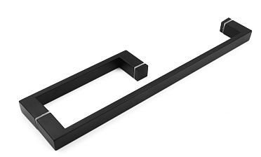 Ручка полотенцесушитель 25*10*200*450, черная t625 Bl купить в Уфе Ручка полотенцесушитель 25*10*200*450, черная t625 Bl купить в Уфе