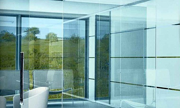 Стеклянные офисные перегородки на алюминиевом профиле купить в Уфе