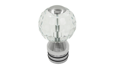 Стеклянный шар, наконечник на стойку Ø50.8 мм, с алюминиевой системой фиксации, прозрачный k248 купить в Уфе Стеклянный шар, наконечник на стойку Ø50.8 мм, с алюминиевой системой фиксации, прозрачный k248 купить в Уфе