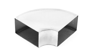 Отвод поручня под сварку 60х40х130x1.5  90°, полированный 600 Grit (AISI 304) k675 купить в Уфе Отвод поручня под сварку 60х40х130x1.5  90°, полированный 600 Grit (AISI 304) k675 купить в Уфе