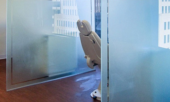 Стеклянные перегородки - вариант 6 в Уфе. Готовые проекты ПерилаГлавСнаб