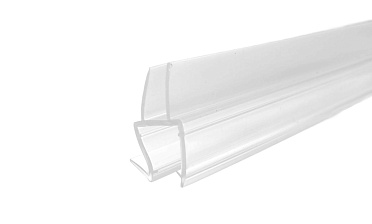 Уплотнитель для стекла в душевую кабину 10 мм, прозрачный, стена-стекло 2200 мм t226 купить в Уфе Уплотнитель для стекла в душевую кабину 10 мм, прозрачный, стена-стекло 2200 мм t226 купить в Уфе