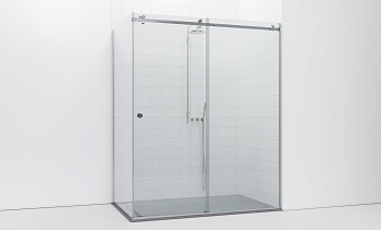 Комплект фурнитуры для раздвижной душевой перегородки, угловой, на профиле t552-1 в Уфе. Готовые проекты ПерилаГлавСнаб