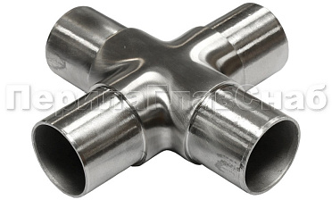 Соединение поручня Ø38.1 мм, крестовина (AISI 304) k360 купить в Уфе
