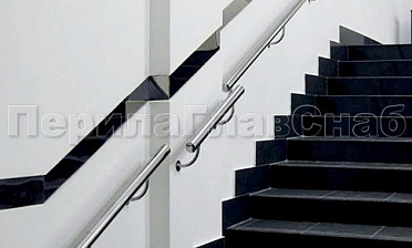 Пристенный поручень из нержавеющей стали 50 мм купить в Уфе