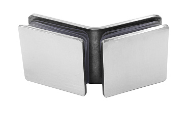 Коннектор для душевой кабины стекло-стекло 135° 45х45 мм латунь-хром t726 PC купить в Уфе