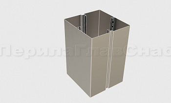 Облицовка квадратной колонны в Уфе. Готовые проекты ПерилаГлавСнаб