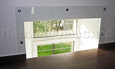 Ограждение со стеклом для окон купить в Уфе