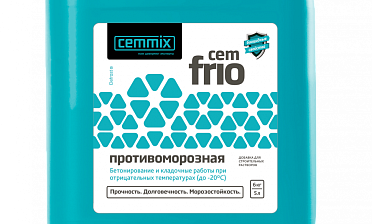 CEMMIX CemFrio противоморозная добавка 5л Ф-0387 купить в Уфе