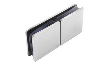 Коннектор для душевой кабины стекло-стекло 180° 45х45 мм латунь-хром, полированный 64 t724 PC купить в Уфе