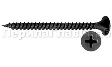 Саморез 3,5х15 д/гипсокартона черн. М-4099 купить в Уфе