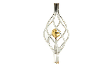 Декоративная вставка (корзинка) для стойки Ø25 мм, с золотым шаром k388-2 купить в Уфе