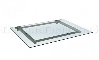 Козырек из поликарбоната на прямом каркасе в Уфе. Готовые проекты ПерилаГлавСнаб