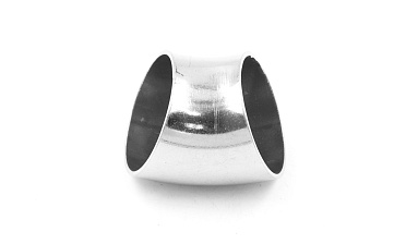 Отвод поручня под сварку Ø38.1х100/2х1.35 мм, 45°, полированный 400 Grit, (AISI 304) k095-45 купить в Уфе Отвод поручня под сварку Ø38.1х100/2х1.35 мм, 45°, полированный 400 Grit, (AISI 304) k095-45 купить в Уфе