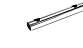 Труба AISI 201 25х1х6000, с перфорацией под  Ø12, 90°, GRIT 600 831-2