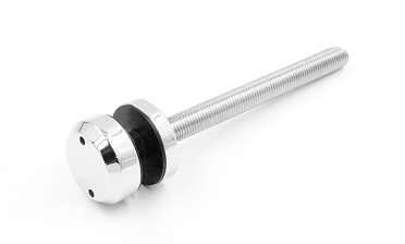 Комплект торцевого крепления несущего стекла, шпилька AISI316, гайка-шайба Ø50х10х18 мм с внутренней резьбой М16, полированный k277-2 купить в Уфе