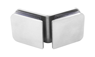 Коннектор для душевой кабины стекло-стекло 135° 45х45 мм шлифованный t726-2 SSS  купить в Уфе