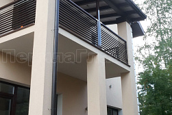 Перила и ограждения из нержавейки и дерева в Уфе. Готовые проекты ПерилаГлавСнаб - фото 12