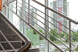 Ограждение на окна из нержавеющей стали в Уфе. Готовые проекты ПерилаГлавСнаб - фото 1