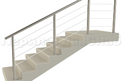 Тросовые ограждения в Уфе. Готовые проекты ПерилаГлавСнаб - фото 1