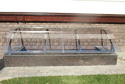 Козырьки и навесы на металлокаркасе в Уфе. Готовые проекты ПерилаГлавСнаб - фото 8