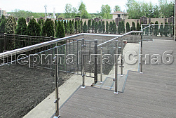 Стеклянные ограждения для улицы в Уфе. Готовые проекты ПерилаГлавСнаб - фото 14 Стеклянные ограждения для улицы в Уфе. Готовые проекты ПерилаГлавСнаб - фото 14