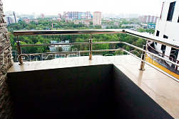 Перила и ограждения из нержавеющей стали с двумя ригелями в Уфе. Готовые проекты ПерилаГлавСнаб - фото 1