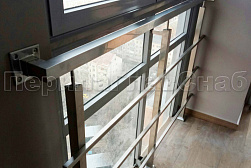 Ограждение на окна из нержавеющей стали в Уфе. Готовые проекты ПерилаГлавСнаб - фото 20