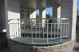 Перила и ограждения с вертикальным заполнением в Уфе. Готовые проекты ПерилаГлавСнаб - фото 15