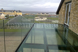 Стеклянные перила для балконов в Уфе. Готовые проекты ПерилаГлавСнаб - фото 25