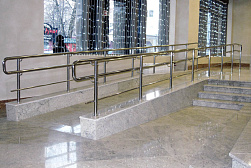Поручни для инвалидов из нержавеющей стали в Уфе. Готовые проекты ПерилаГлавСнаб - фото 13