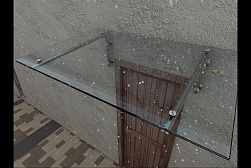 Консольные козырьки и навесы в Уфе. Готовые проекты ПерилаГлавСнаб - фото 12