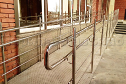 Поручни для инвалидов из нержавеющей стали в Уфе. Готовые проекты ПерилаГлавСнаб - фото 6