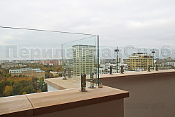 Стеклянные перила для балконов в Уфе. Готовые проекты ПерилаГлавСнаб - фото 27