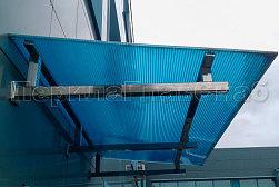 Консольные козырьки и навесы в Уфе. Готовые проекты ПерилаГлавСнаб - фото 6