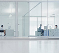 Стеклянные прозрачные перегородки в офис премиум в Уфе. Готовые проекты ПерилаГлавСнаб - фото 1
