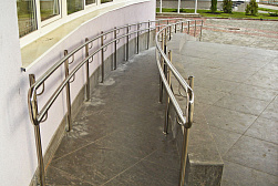 Поручни для инвалидов из нержавеющей стали в Уфе. Готовые проекты ПерилаГлавСнаб - фото 19
