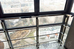 Ограждение на окна из нержавеющей стали в Уфе. Готовые проекты ПерилаГлавСнаб - фото 19