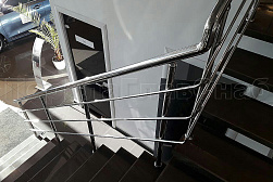 Перила для лестниц из металла в Уфе. Готовые проекты ПерилаГлавСнаб - фото 17