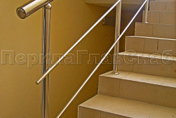 Перила и ограждения из нержавеющей стали с двумя ригелями в Уфе. Готовые проекты ПерилаГлавСнаб - фото 9