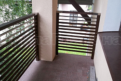 Перила и ограждения из нержавейки и дерева в Уфе. Готовые проекты ПерилаГлавСнаб - фото 11